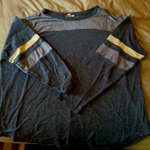 Dark blue long sleeve shirt